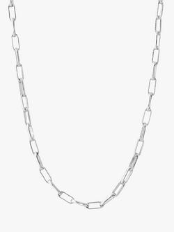 Tutti Raise Link Chain Necklace, Silver