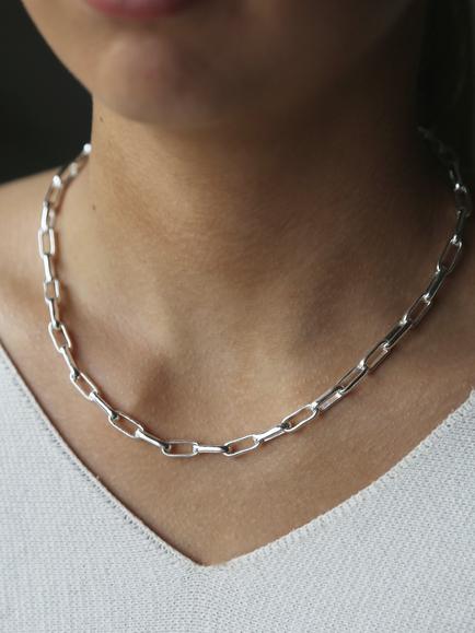 Tutti Raise Link Chain Necklace - view 2, Silver