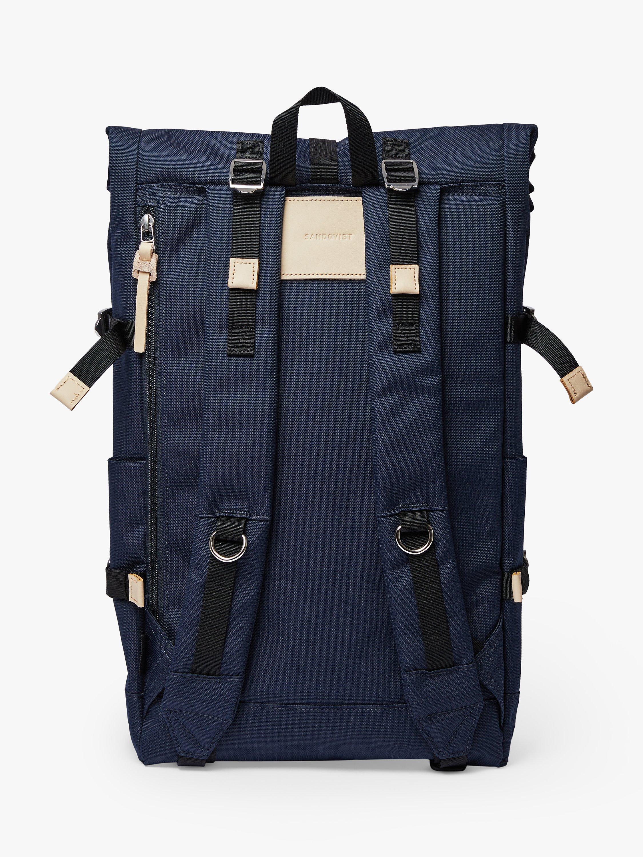 Sandqvist Bernt Roll Top Backpack 25L Navy