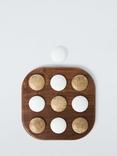 John Lewis Slow Living Wood & Marble Tic Tac Toe Game