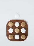 John Lewis Wood & Marble Tic Tac Toe Game