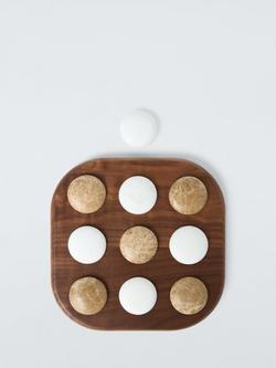 John Lewis Slow Living Wood & Marble Tic Tac Toe Game - view 2, 