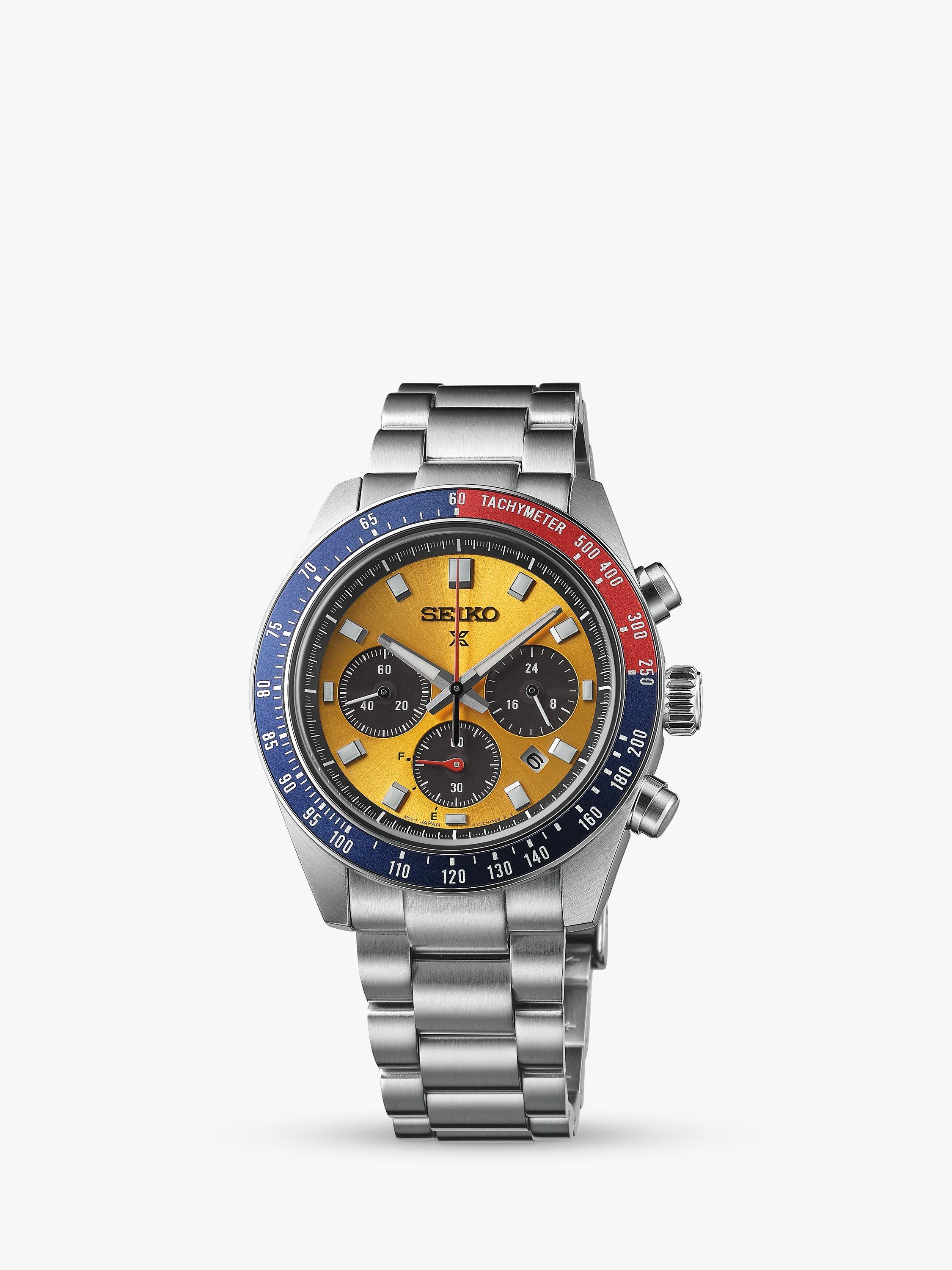 Seiko yellow chronograph online