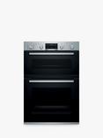 Bosch Series 6 MBA5785S6B Built-in Electric Double Oven, Stainless Steel