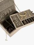 Tutti & Co Dusk Faux Leather Large Jewellery Box, Stone