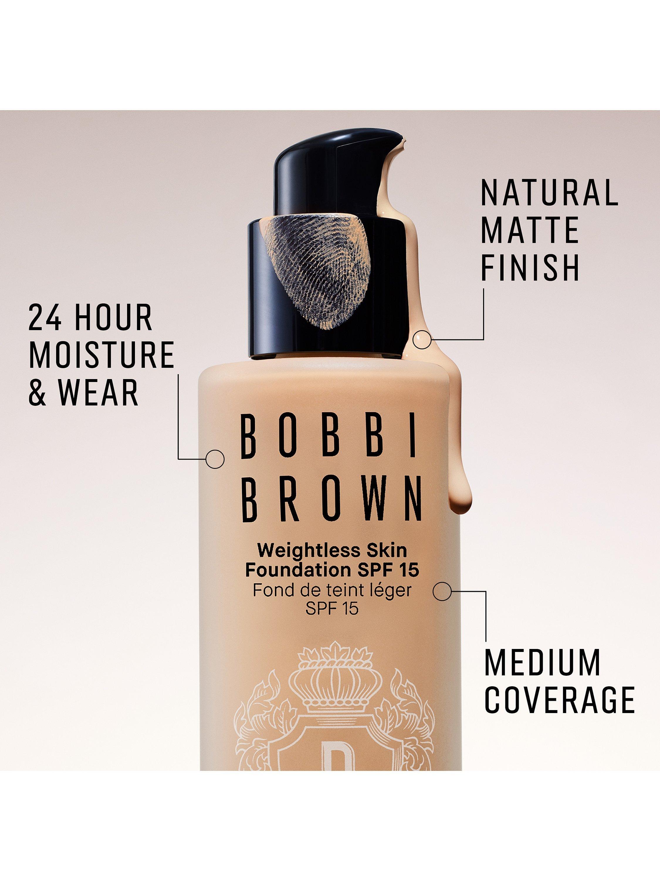 Product image 5 of 11, which shows Bobbi Brown Weightless Skin Foundation SPF15, W-086 Warm Almond