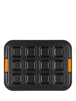 Le Creuset Carbon Steel Toughened Non-Stick Brownie Tray, 12 Cup - view 2, 