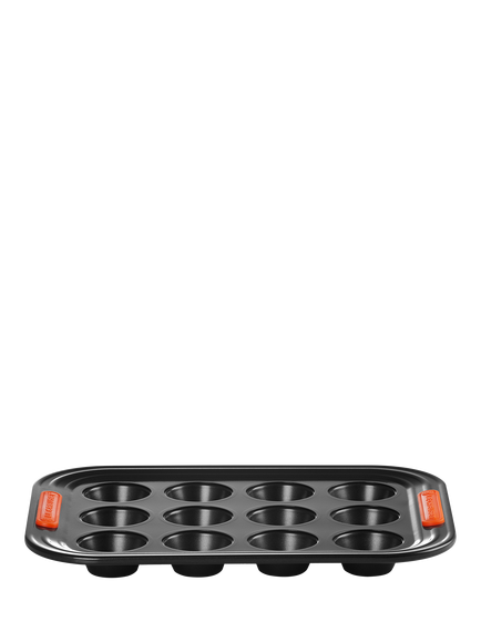 Le Creuset Carbon Steel Toughened Non-Stick Mini Muffin Tray, 12 Cup - view 2, 