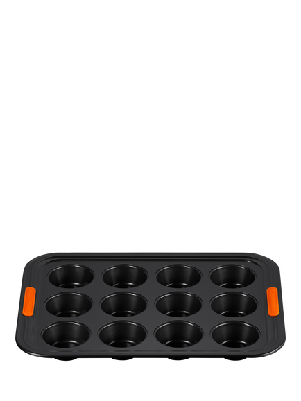 Le Creuset Carbon Steel Toughened Non-Stick Muffin Tray, 12 Cup, 