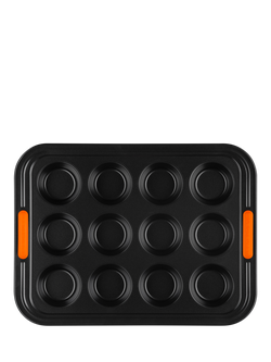 Le Creuset Carbon Steel Toughened Non-Stick Muffin Tray, 12 Cup - view 2, 