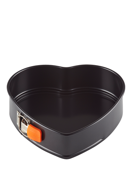 Le Creuset Carbon Steel Toughened Non-Stick Heart Springform Cake Tin, 25cm, 