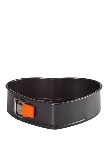 Le Creuset Carbon Steel Toughened Non-Stick Heart Springform Cake Tin, 25cm - view 2, 