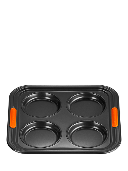 Le Creuset Carbon Steel Toughened Non-Stick Yorkshire Pudding Tray, 4 Cup, 