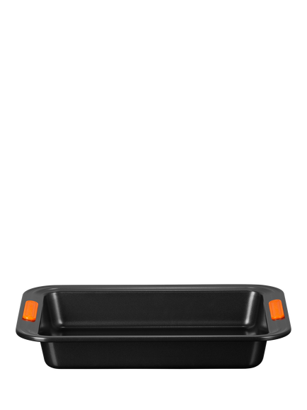 Le Creuset Carbon Steel Toughened Non-Stick Rectangular Cake Tin - view 2, Black