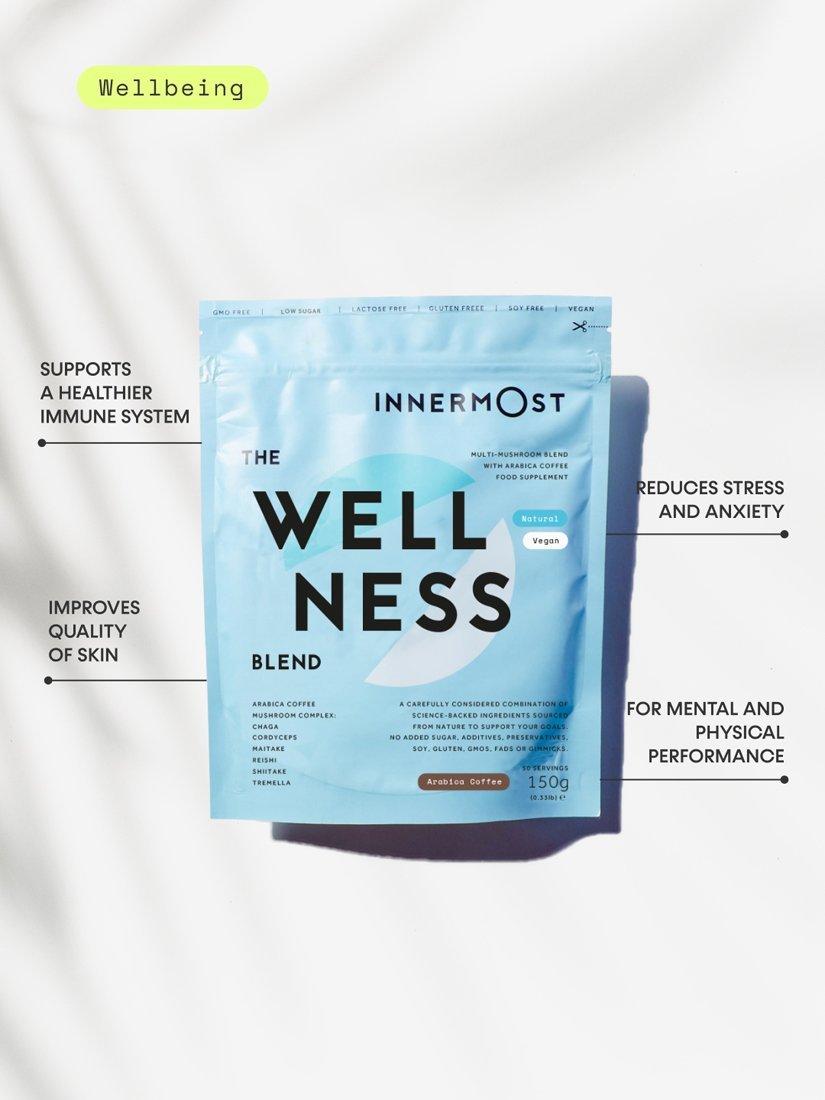 Product image 4 of 8, which shows Innermost The Wellness Blend Mushroom Coffee Food Supplement, 150g