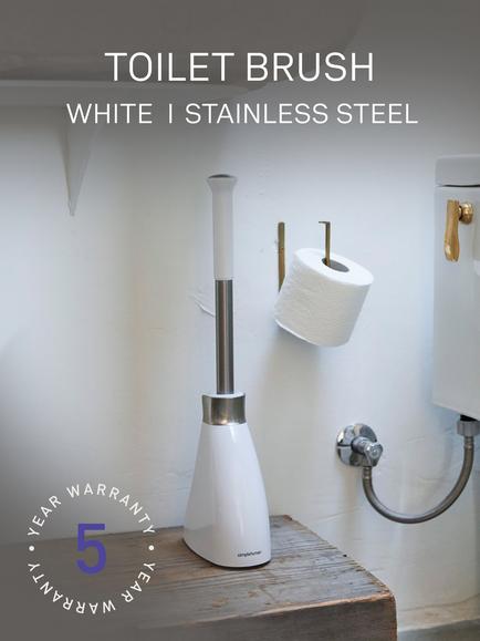 Simplehuman Magnetic Toilet Brush - view 2, White