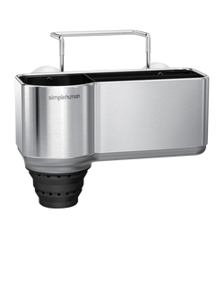 Simplehuman Sink Caddy, Brushed Stainless Steel, 