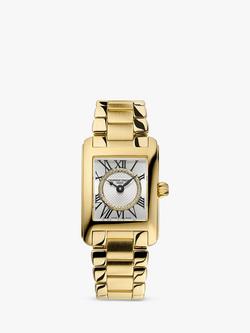Frederique Constant FC-200MCDC25B Women's Classics Carree Bracelet Strap Watch, Gold, Gold