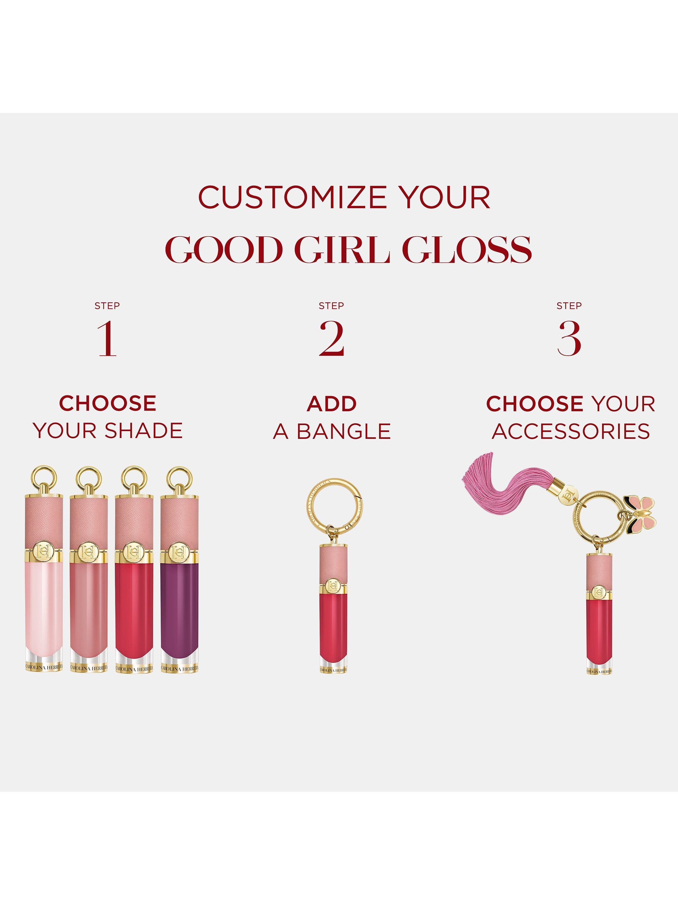 Product image 8 of 9, which shows Carolina Herrera Good Girl Gloss, 970 Soft Pink