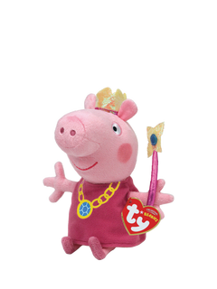 Ty Peppa Pig Plush Soft Toy, Pink/Multi