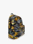 Hype Kids' Camouflage Backpack, Multi/Gold