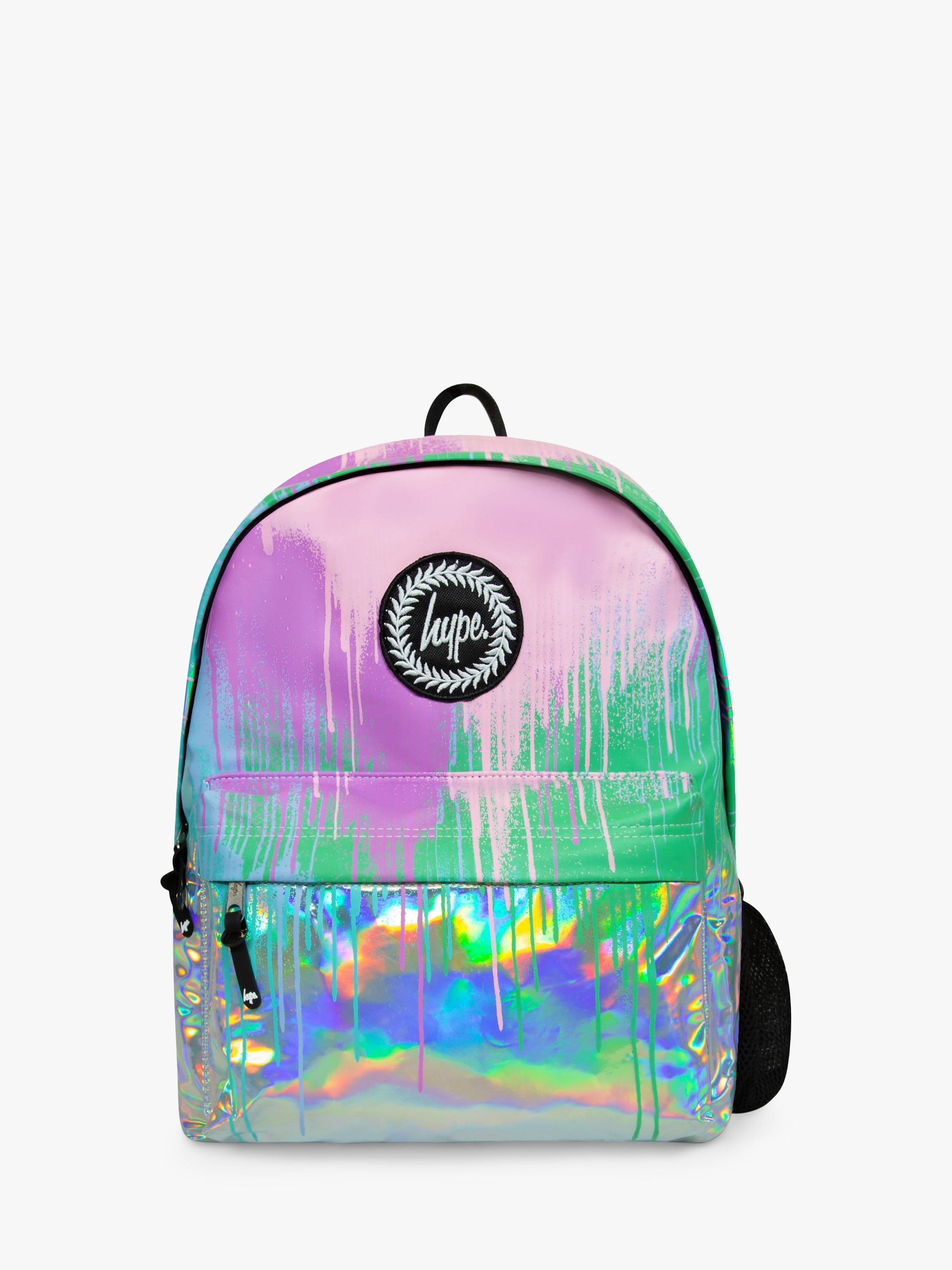 Hype black holographic deals backpack