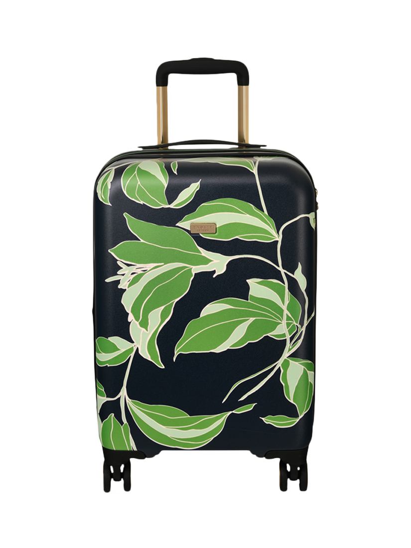 Radley Southwell Gardens Floral Cabin 4 Wheel Suitcase Ink Green