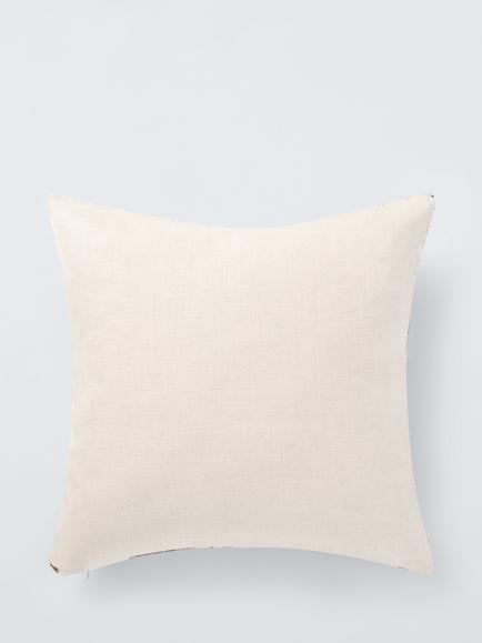 John Lewis Boucle Square Cushion - view 2, Auburn