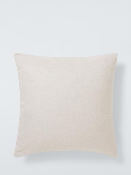 John Lewis Boucle Square Cushion - view 2, Plaster