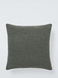 John Lewis Boucle Square Cushion, Sage