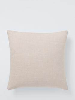 John Lewis Boucle Square Cushion - view 2, Sage