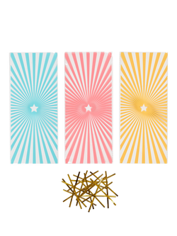 Tala Star Print Party Treat Bags, Pack of 20, Pastel, Pastel