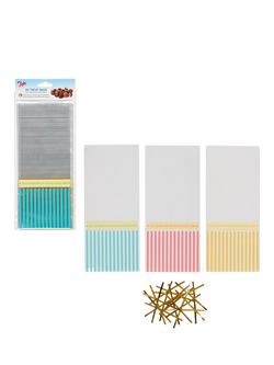 Tala Stripe Print Party Treat Bags, Pack of 20, Pastel - view 2, Pastel