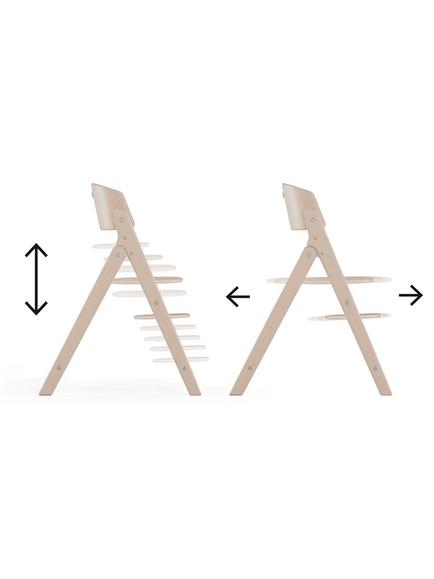 Cybex Click & Fold 4-in-1 Highchair Set, Natural - view 2, Natural