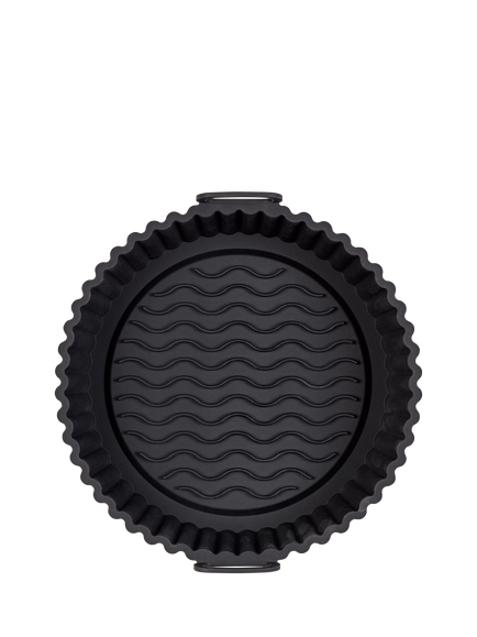 Tala Round Silicone Reusable Air Fryer Liner, 21cm - view 2, Black