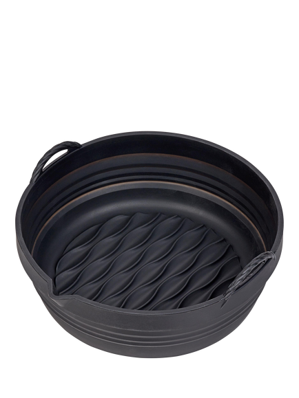 Tala Round Silicone Collapsible Reusable Air Fryer Liner, 21.5cm, Black