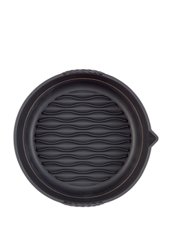 Tala Round Silicone Collapsible Reusable Air Fryer Liner, 21.5cm - view 2, Black