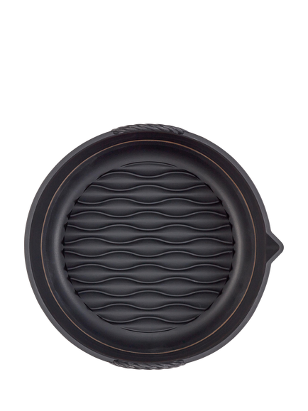 Tala Round Silicone Collapsible Reusable Air Fryer Liner, 21.5cm - view 2, Black