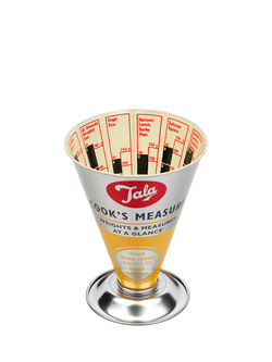 Tala Vintage Style Cook's Dry Measure, Pastel Yellow, Pastel