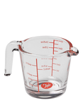 Tala Mini Measuring Glass Jug, 40ml, Clear/Red