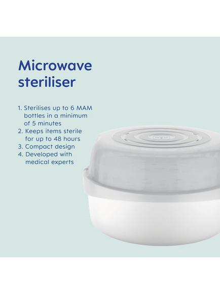 MAM Microwave Easy Start Bottle and Microwave Steriliser Set - view 2, Multi