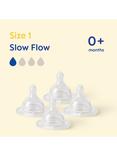 MAM Skinsoft Slow Flow Teat, Pack of 4