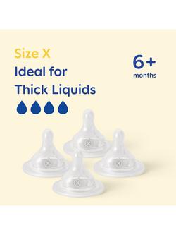 MAM Skinsoft Cross Cut Teat, Pack of 4 - view 2, Multi