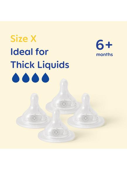 MAM Skinsoft Cross Cut Teat, Pack of 4 - view 2, Multi