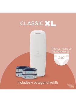 Angelcare Classic XL Nappy Bin and Refill Bundle - view 2, Multi