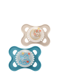 MAM Night Glow in the Dark Soother, Pack of 2, 0-6 months