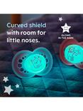 MAM Night Glow in the Dark Soother 6+ Months, Pack of 2