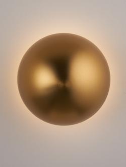 John Lewis Mushroom Rechargeable Dimmable Wall Light - view 2, Brass