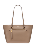 DKNY Bryant Leather Tote Bag, Shitake