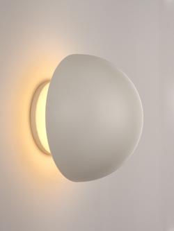 John Lewis Mushroom Rechargeable Dimmable Wall Light, White